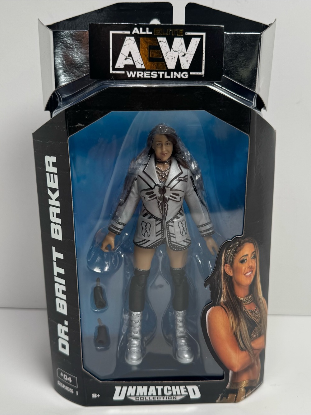 AEW Unmatched Collection Dr Britt Baker Series 1 Figure Jazwares